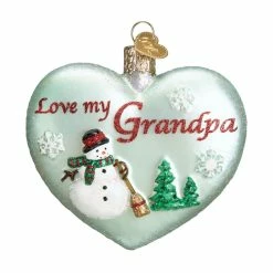 Best Sale 💯 Traditions Love My Grandpa Heart Ornament ⌛