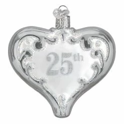 Top 10 😍 Traditions 25th Anniversary Heart Ornament 👍