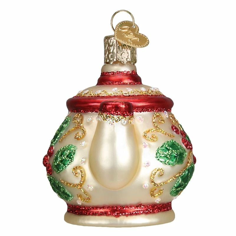 Promo ๐ Traditions Holly Teapot Ornament ๐ - Image 2