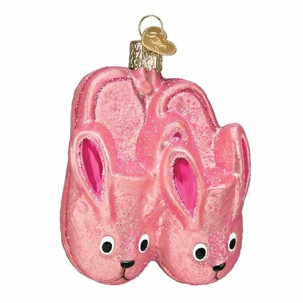Brand new โจ Traditions Bunny Slippers Ornament ๐