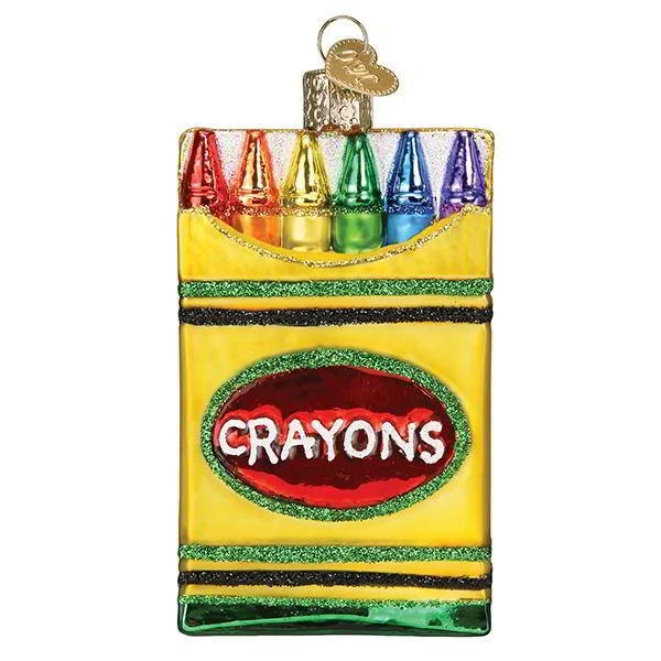 Cheap ✨ Traditions Box Of Crayons Ornament 🎁