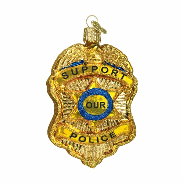 Wholesale ⌛ Traditions Police Badge Ornament 👏
