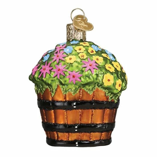 Hot Sale ๐ Traditions Whiskey Barrel With Flowers Ornament ๐