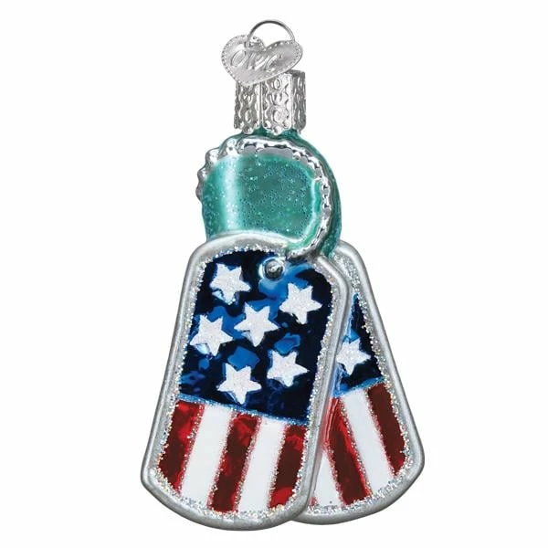 Outlet ๐ Traditions Military Tags Ornament ๐