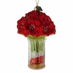 Cheapest 👍 Traditions Red Amaryllis In Vase Ornament 🔔