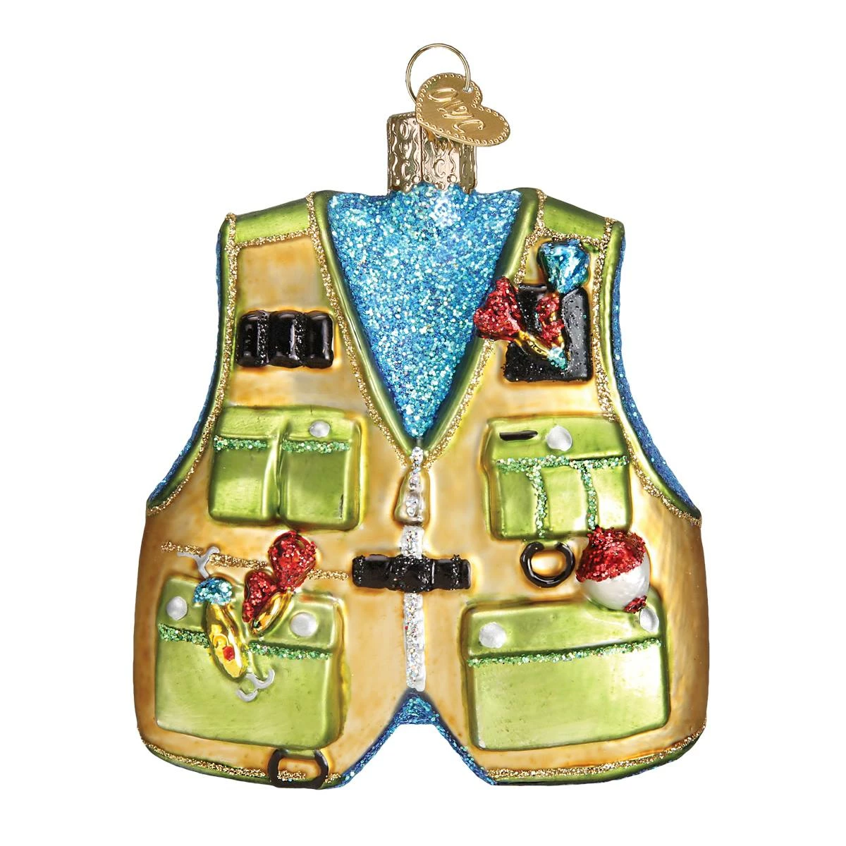 Deals โจ Traditions Fishing Vest Ornament ๐งจ