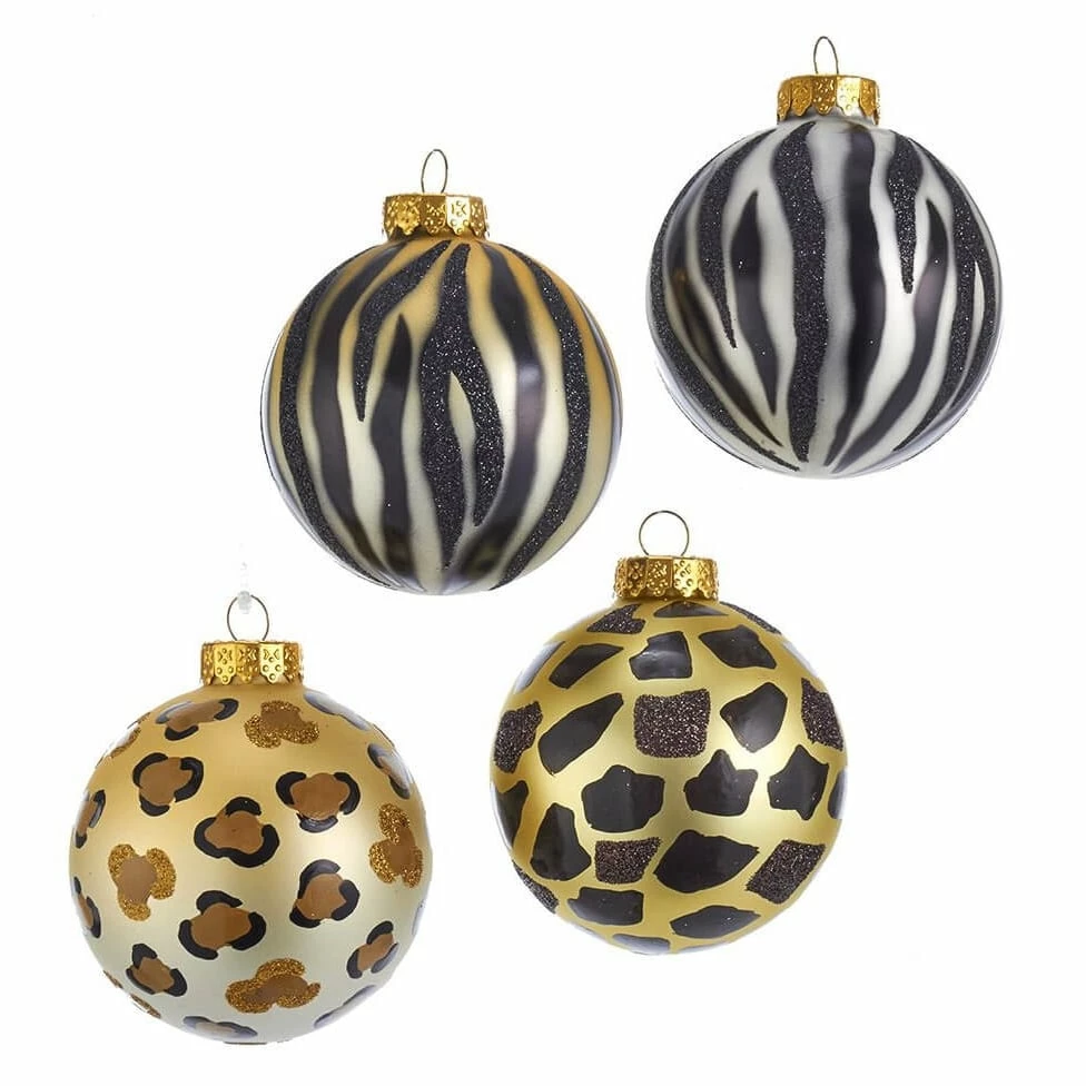 Cheap ๐ Traditions Wild Animal Print Ornaments Box/4 ๐