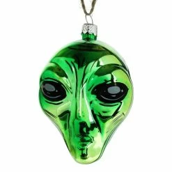 Wholesale ✔️ Traditions Green Alien Head Ornament ✨