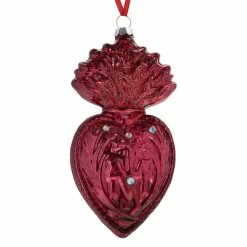 Brand new 🌟 Traditions Bright Red Sacred Heart Ornament ✨