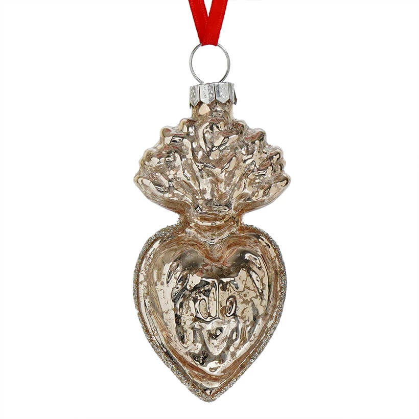 Best Pirce โจ Traditions White Gold Jeweled Sacred Heart Ornament ๐