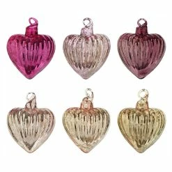 Top 10 ✨ Traditions Heartfelt Striped Ornaments Set/6 😀