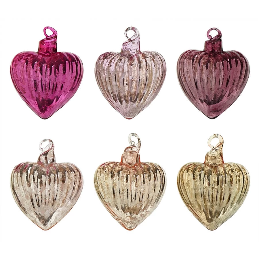 Top 10 โจ Traditions Heartfelt Striped Ornaments Set/6 ๐