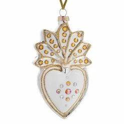 Discount 🧨 Traditions White Heart Milagro Ornament 🔔