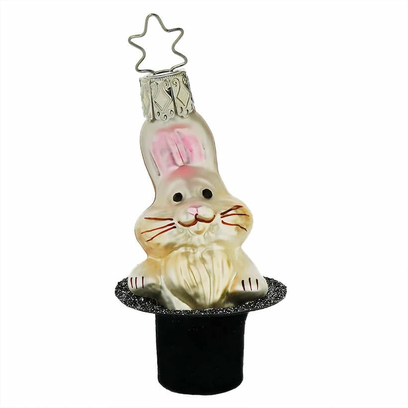 New 🤩 Traditions TA-DAAA!! Bunny In Magician's Hat Ornament 👏