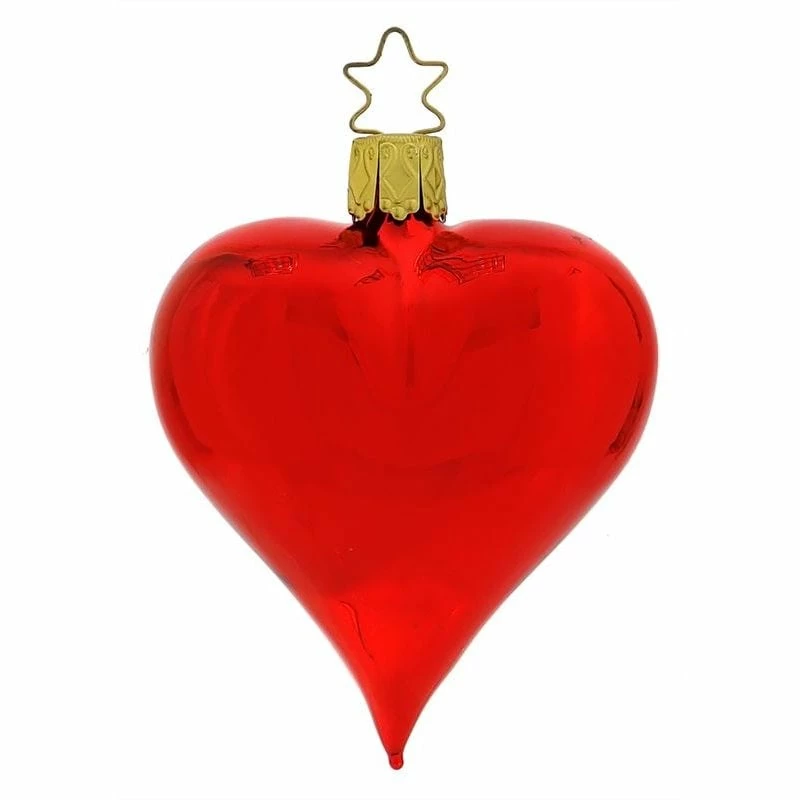 Buy โ Traditions Glossy Red Heart Ornament ๐