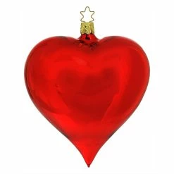 Deals 🛒 Traditions Shiny Red Heart Ornament 😉
