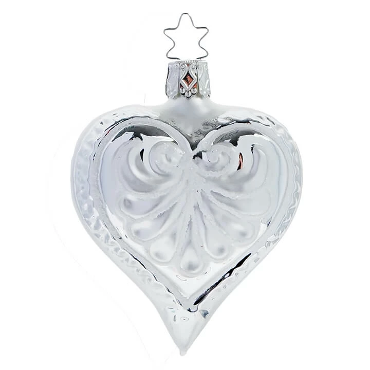 Outlet โจ Traditions Silver Love Forever Heart Ornament ๐