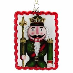 Flash Sale 🎁 Traditions Flat Green Nutcracker Ornament 👍