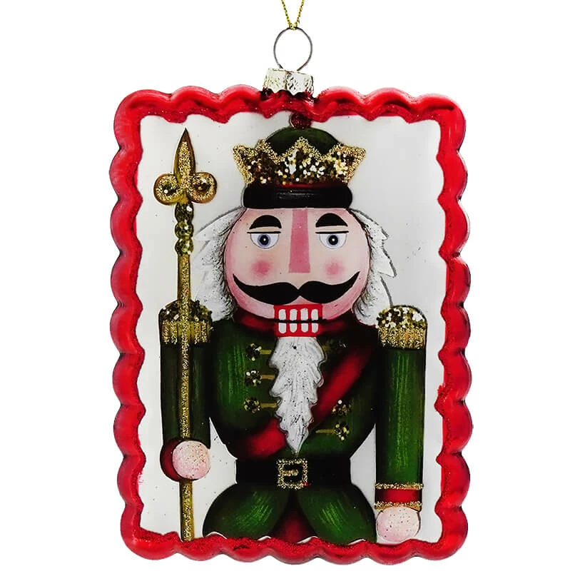 Flash Sale 🎁 Traditions Flat Green Nutcracker Ornament 👍