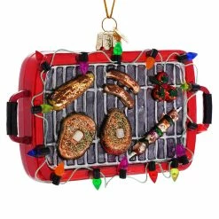 Discount ๐งจ Traditions Barbecue Grill With Food Ornament โญ