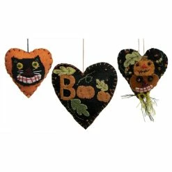 Discount 👏 Traditions Mini Heart 🧛 Halloween Ornaments Set/3 ⌛