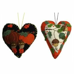Coupon 🔥 Traditions Mini Fall Heart Ornaments Set/2 🌟