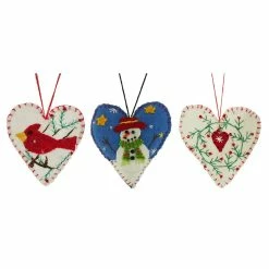 Best reviews of 🧨 Traditions Outdoor Fun Heart Ornaments Set/3 🎁