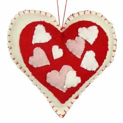 Brand new 🧨 Traditions Hand Stitched Heart Ornament 🎁