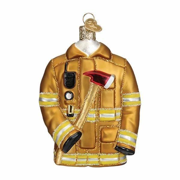 Buy ๐ Traditions Firefighter's ๐งฅ Coat Ornament ๐