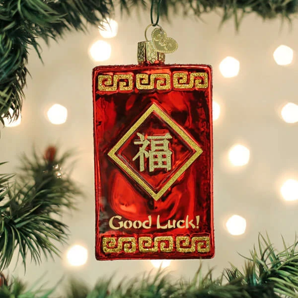Buy 😀 Traditions Lucky Red Envelope Ornament 🛒 - Image 3