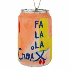 New ⌛ Traditions Orange Fa La La Croix Ornament ⭐