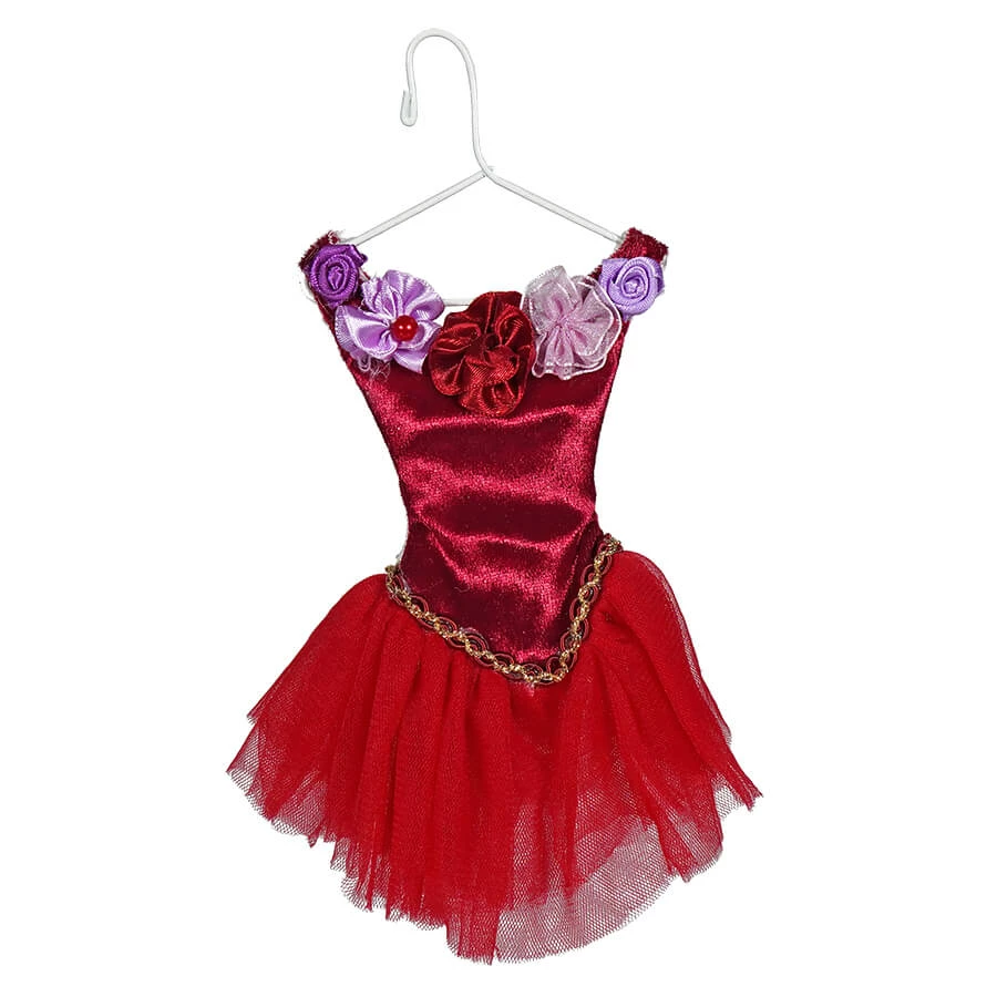 Best Sale ๐งจ Traditions Red Polyester Tutu Ornament ๐