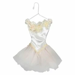 Wholesale ⌛ Traditions White Polyester Tutu Ornament 😀