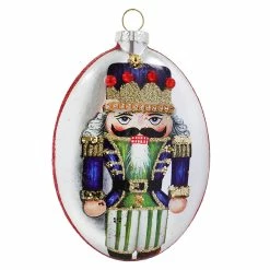 Best reviews of โจ Traditions Oval Glass Disc Blue Nutcracker Ornament ๐คฉ