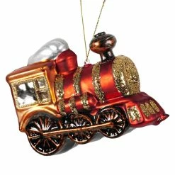 Best Pirce 🌟 Traditions Red Glass Train Ornament ✨