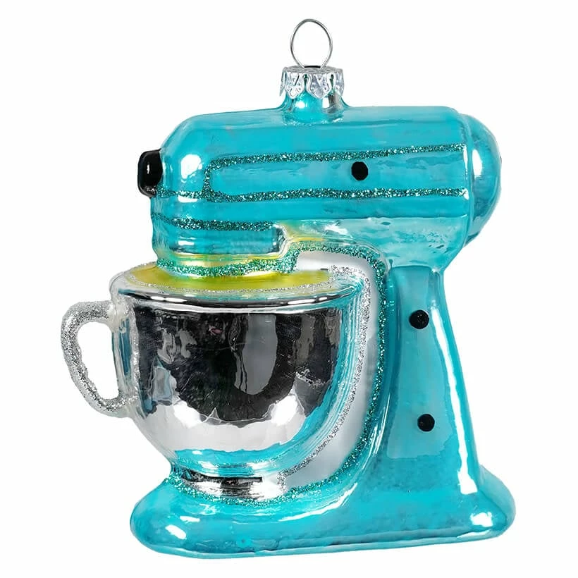 Budget 🔥 Traditions Blue Glass Mixer Ornament 😍