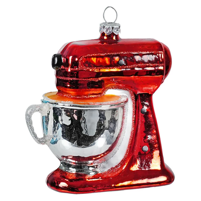 Deals ❤️ Traditions Red Glass Mixer Ornament ✨